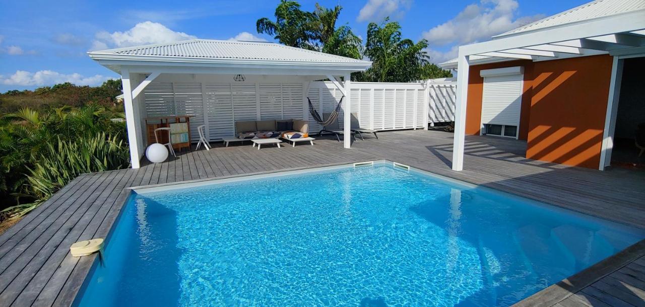 Villa Fleur De Goyave - Tres Bien Ventilee - Vue Degagee Saint-Francois  Bagian luar foto